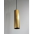Lampa wisząca metalowa tuba złota 40 cm
